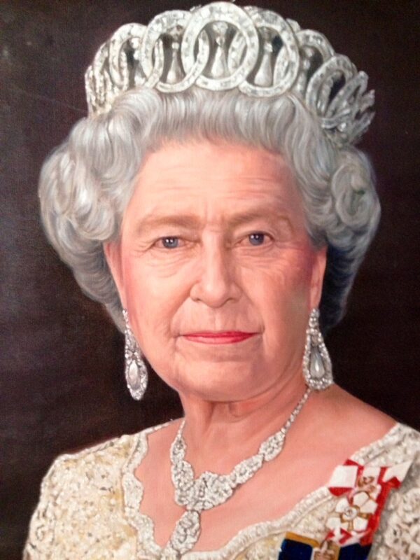 "Majesty in Splendor: A Portrait of Queen Elizabeth II"